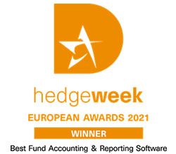 Ganador de los premios europeos hedgeweek de 2021: Mejor software de contabilidad e informes de fondos