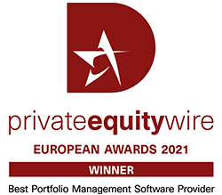Private Equity Wire: Gewinner für den besten Softwareanbieter für Portfolio-Management von European Awards 2021