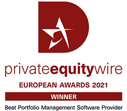 Private Equity Wire: Gewinner für den besten Softwareanbieter für Portfolio-Management von European Awards 2021