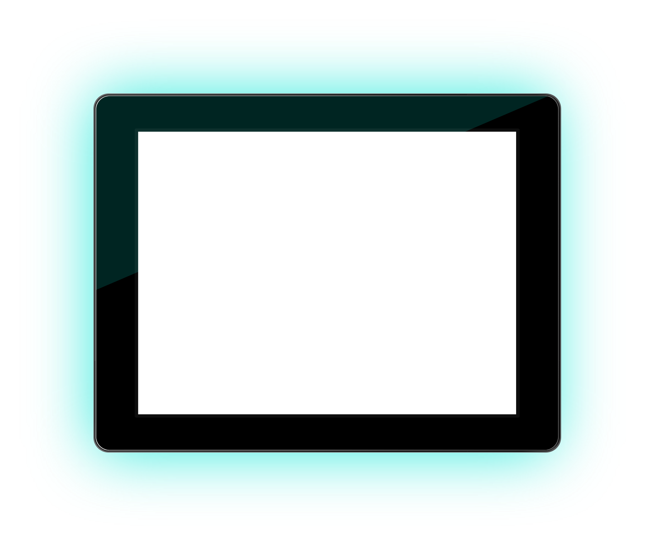 Developer tablet with glow