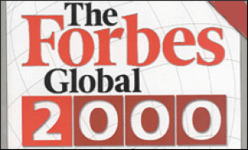 The forbes global 2000 logo