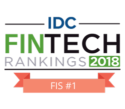 FIS wins IDC Fintech rankings award 2018