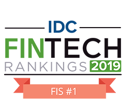 FIS ranked at number 1 in IDC Fintech Rankings 2019 logo