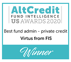 AltCredit Fund Intelligence US Awards 2020 Best Fund Admin - private credit Winner logo