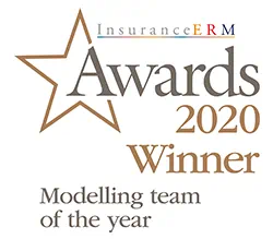 InsuranceERM Awards 2020 Winner Modelling team of the year logo