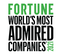 Fortune World's Most Admired Companies 2021