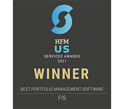 HFM US Service Awards 2021 Winner - Best portfolio management software - FIS