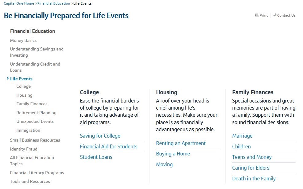 financial preparedness for life events