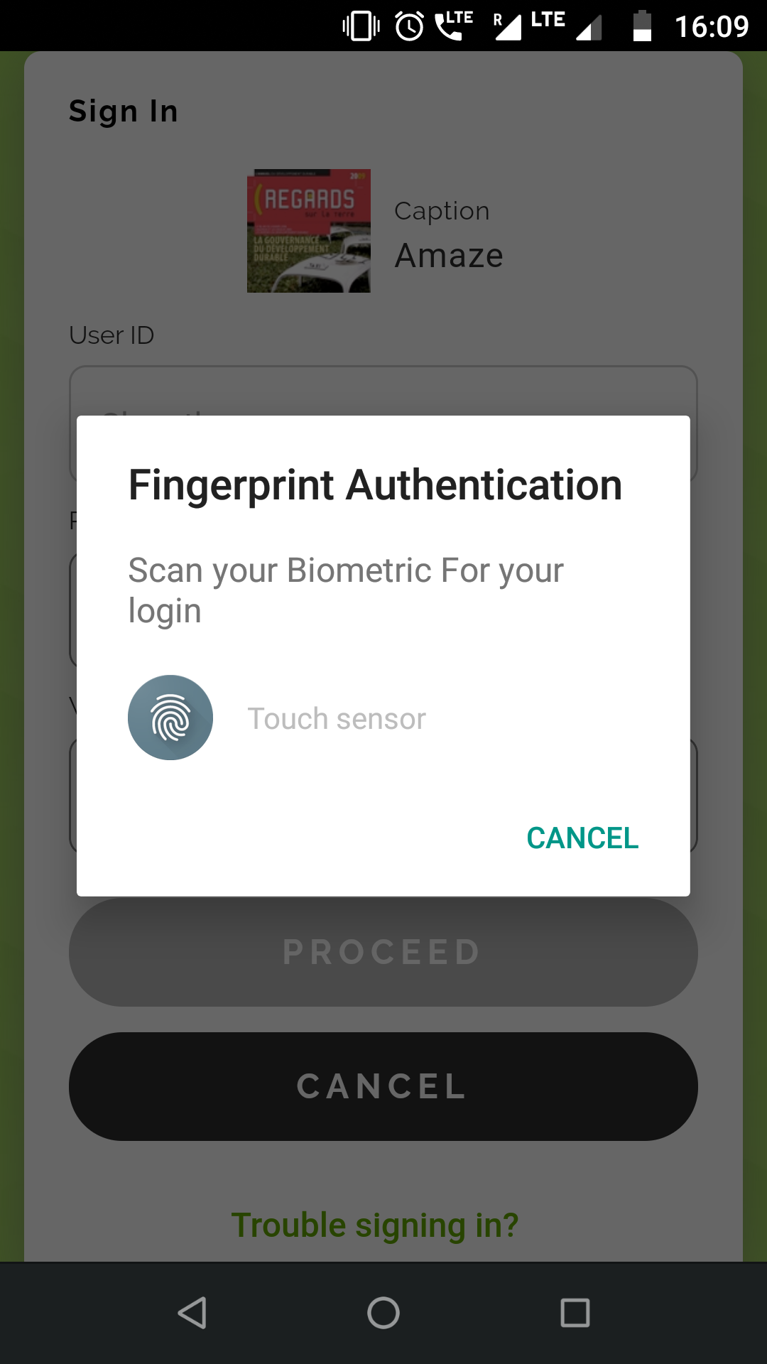 Biometric Setup Process 5