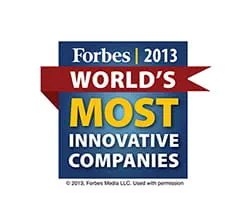FIS win award worlds 100 most innovative companies list 2013 logo